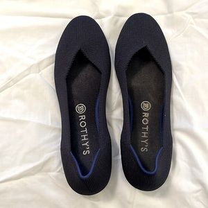 Rothy’s Size 10 Navy Blue The Flat GUC